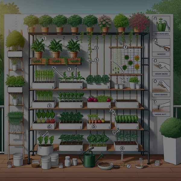 Comment créer un jardin potager vertical sur votre balcon en 7 étapes?