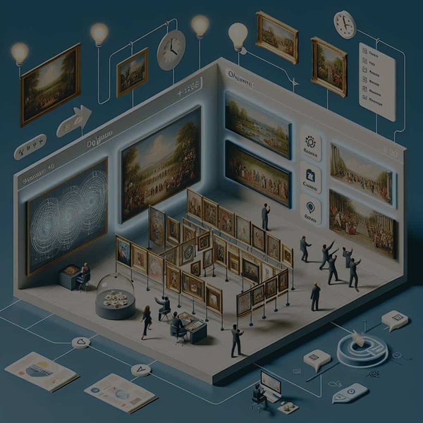 Quelles sont les étapes clés pour organiser une exposition d'art virtuelle réussie ?